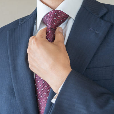 成人式でのネクタイの結び方